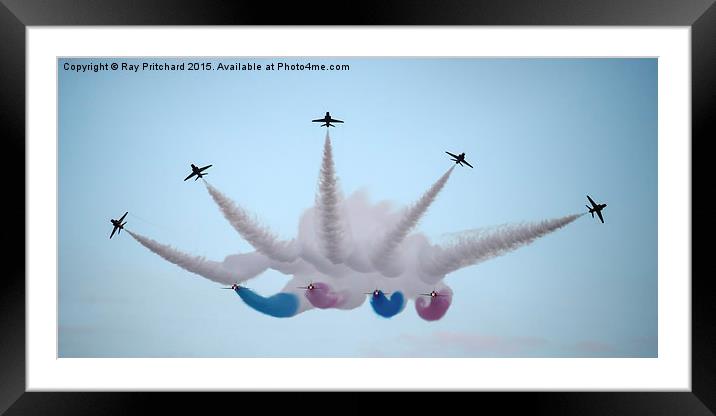  Champagne Split Framed Mounted Print by Ray Pritchard