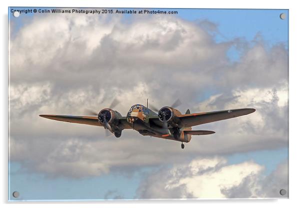  Bristol Blenheim RIAT 2015 3 Acrylic by Colin Williams Photography
