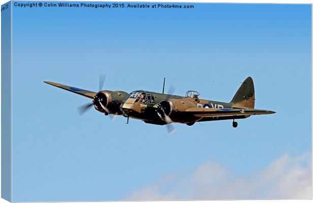  Bristol Blenheim RIAT 2015 4 Canvas Print by Colin Williams Photography