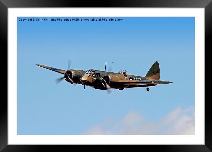  Bristol Blenheim RIAT 2015 4 Framed Mounted Print by Colin Williams Photography