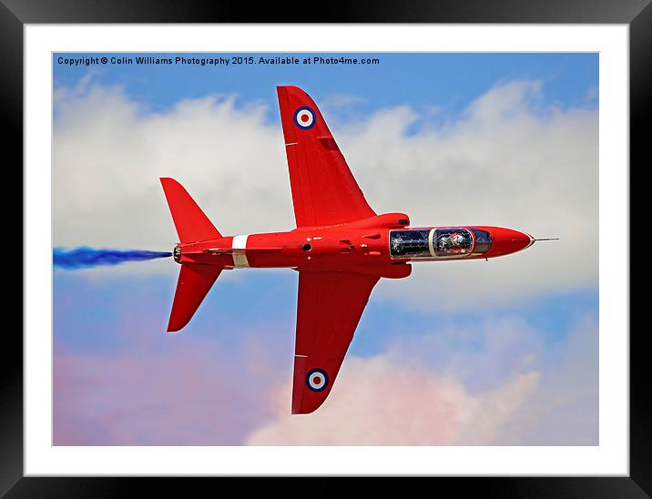  The Red Arrows RIAT 2015 9 Framed Mounted Print by Colin Williams Photography