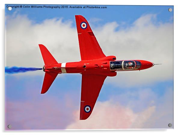  The Red Arrows RIAT 2015 9 Acrylic by Colin Williams Photography