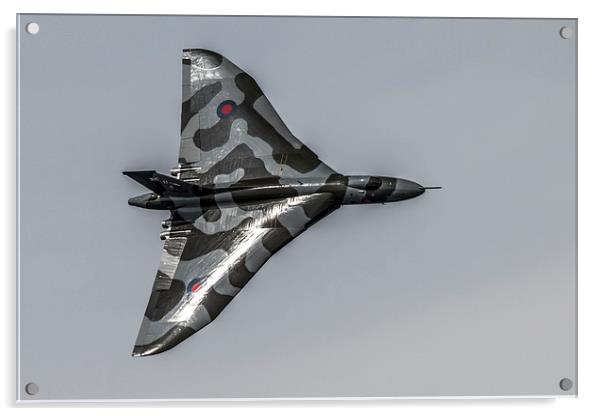 Silver winged Vulcan Acrylic by J Biggadike