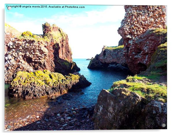  Dunbar East Lotian Scotland Acrylic by angela morris