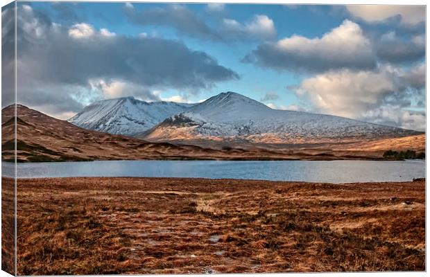 Scottish Mountains  Canvas Print by Valerie Paterson