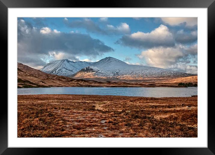 Scottish Mountains  Framed Mounted Print by Valerie Paterson