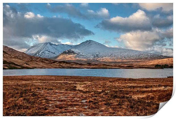 Scottish Mountains  Print by Valerie Paterson