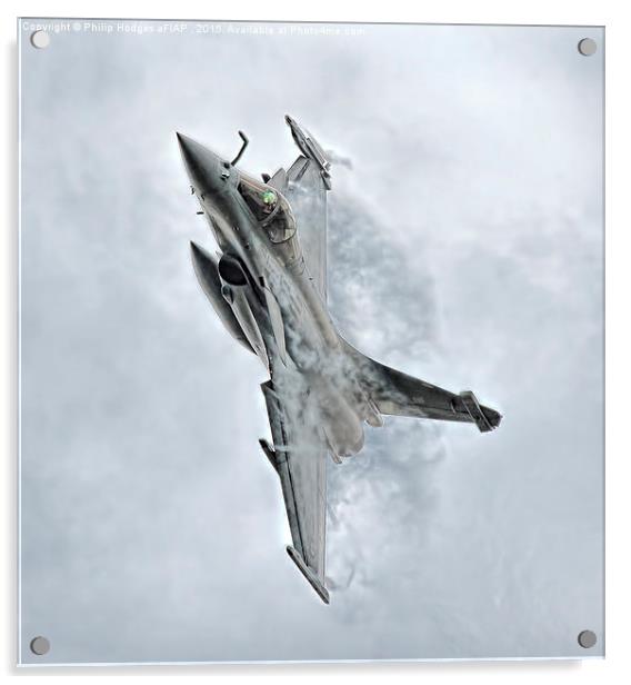 Dassault Rafale M (3)   Acrylic by Philip Hodges aFIAP ,