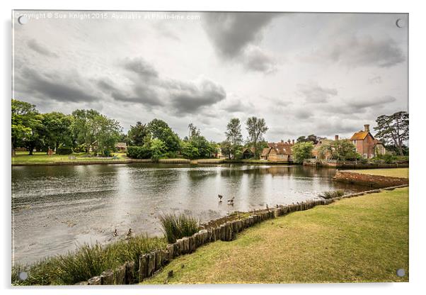  A view of Beaulieu  Acrylic by Sue Knight