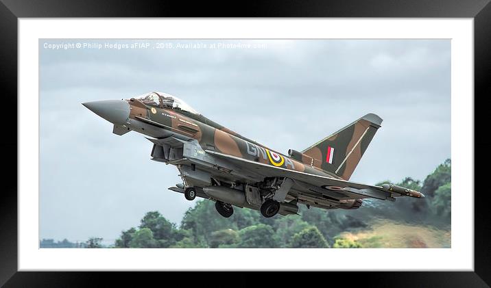  Typhoon FGR4 (2) Framed Mounted Print by Philip Hodges aFIAP ,