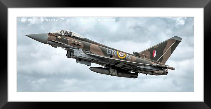  Typhoon FGR4 (3)  Framed Mounted Print by Philip Hodges aFIAP ,