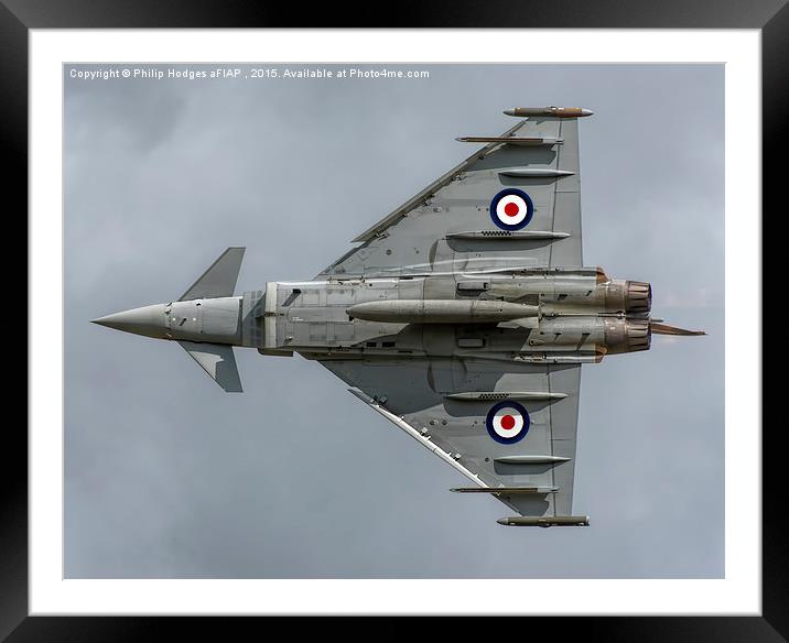  Typhoon FGR4 (4)  Framed Mounted Print by Philip Hodges aFIAP ,
