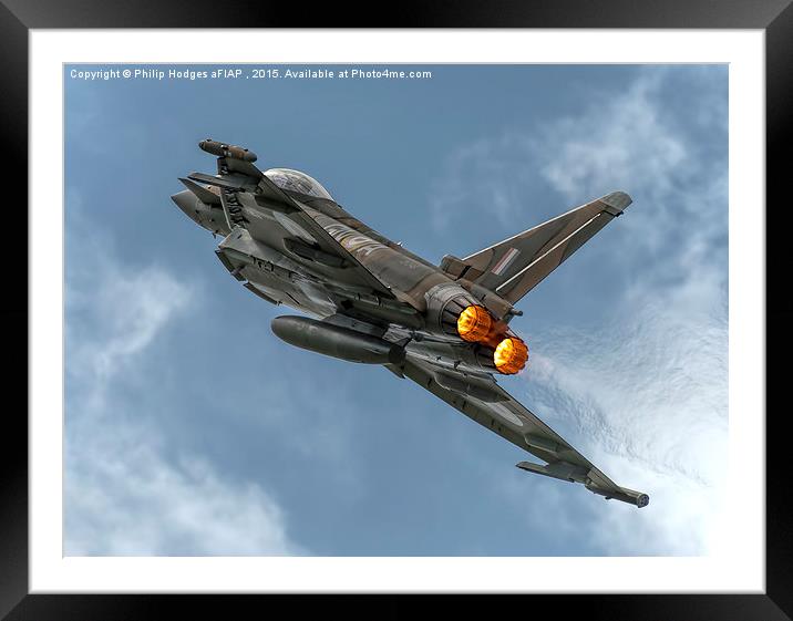  Typhoon FGR4 (5)  Framed Mounted Print by Philip Hodges aFIAP ,