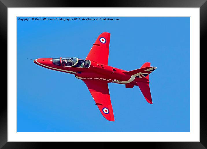  The Red Arrows RIAT 2015 11 Framed Mounted Print by Colin Williams Photography