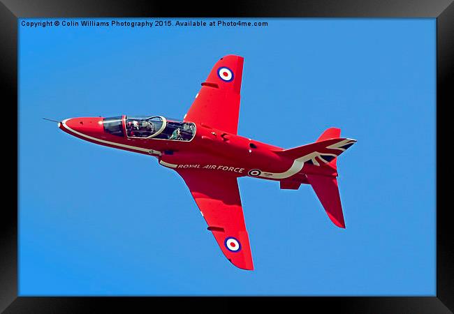  The Red Arrows RIAT 2015 11 Framed Print by Colin Williams Photography