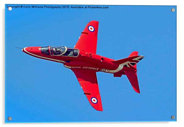  The Red Arrows RIAT 2015 11 Acrylic by Colin Williams Photography