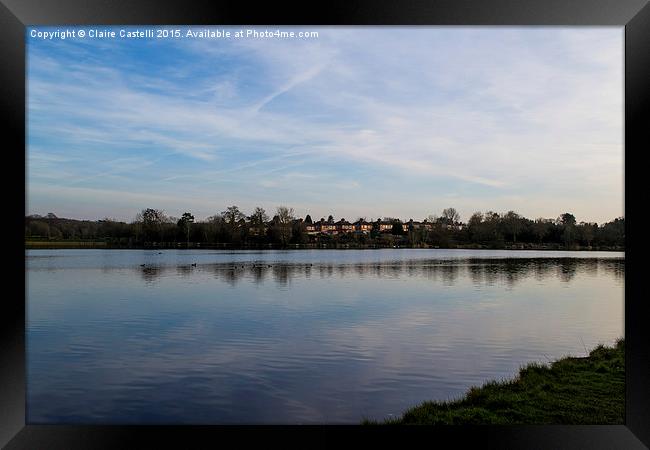  Earlswood Lakes Framed Print by Claire Castelli