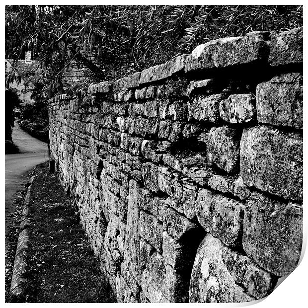 Another brick in the wall Print by Claire Castelli