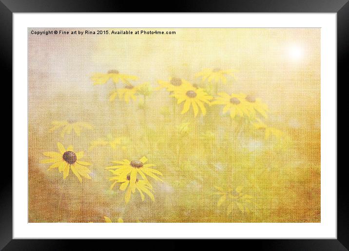  Summer time Framed Mounted Print by Fine art by Rina