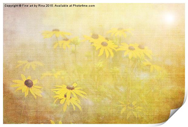  Summer time Print by Fine art by Rina