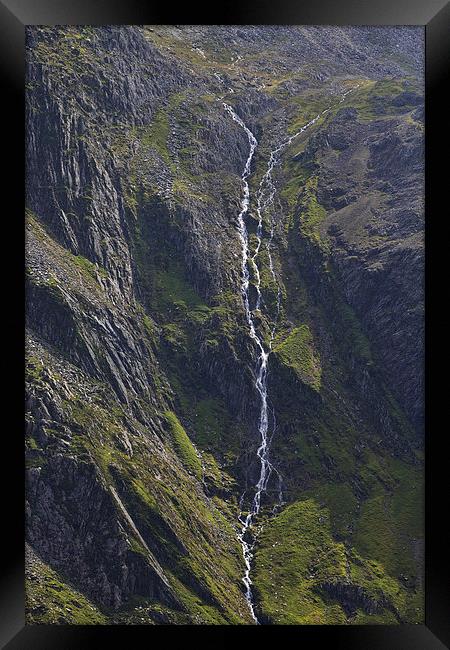  Cwm Idwal mountain stream Framed Print by Rory Trappe