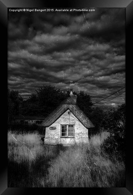  Poppy's Cottage Framed Print by Nigel Bangert