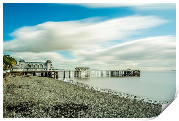 Penarth Pier 9 Print by Steve Purnell