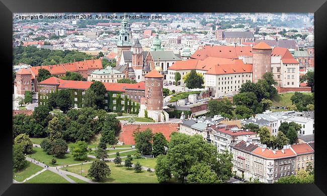 Wawel Castle Cracow Framed Print by Howard Corlett