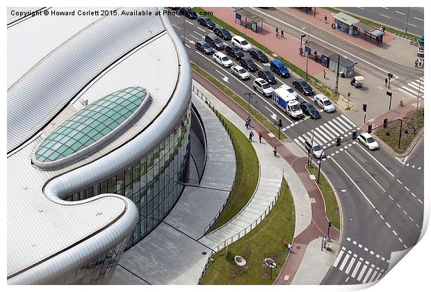 Cracow Congress Centre  Print by Howard Corlett