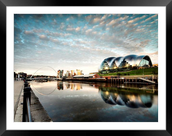  MidSummer Quayside Framed Mounted Print by Alexander Perry