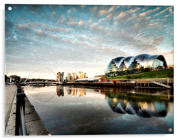  MidSummer Quayside Acrylic by Alexander Perry