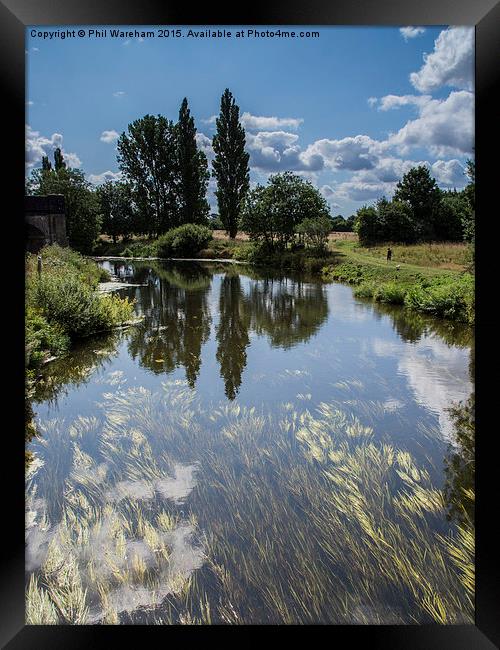  River Stour Blandford Framed Print by Phil Wareham