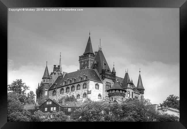 Wernigerode Castle Framed Print by rawshutterbug 