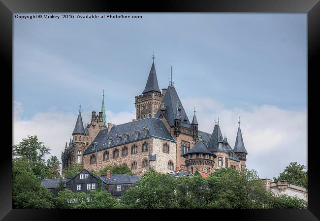 Wernigerode Castle Framed Print by rawshutterbug 