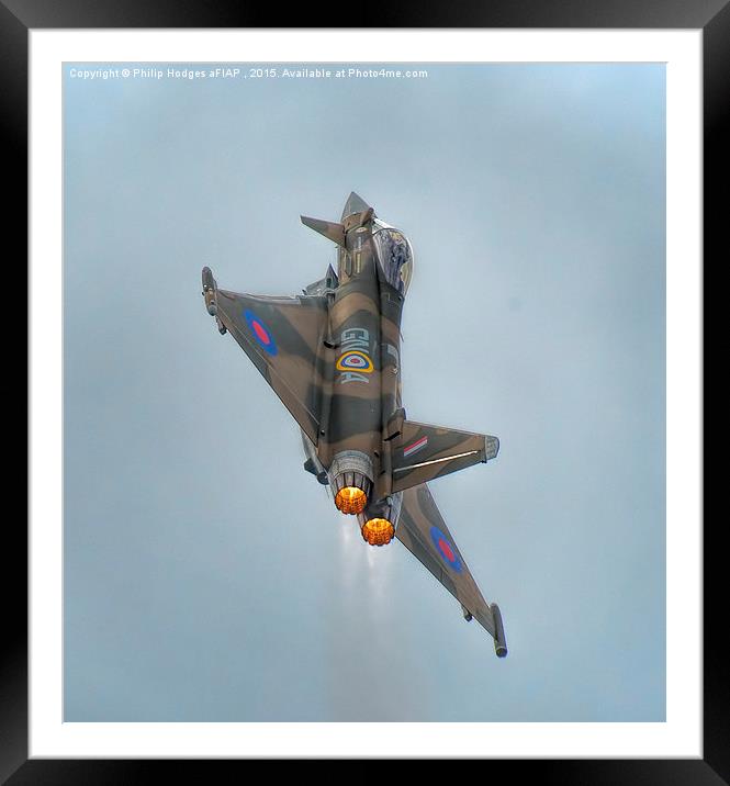  Typhoon FGR4 (6)   Framed Mounted Print by Philip Hodges aFIAP ,