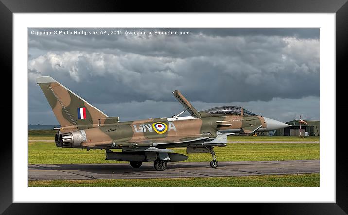   Typhoon FGR4 (9)  Framed Mounted Print by Philip Hodges aFIAP ,