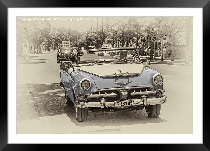  Varadero Dodge  Framed Mounted Print by Rob Hawkins