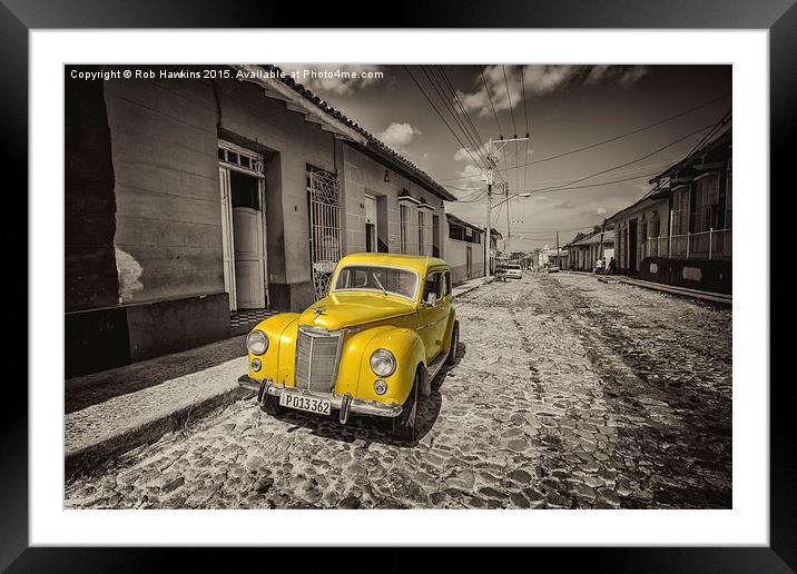  Yellow Prefect  Framed Mounted Print by Rob Hawkins