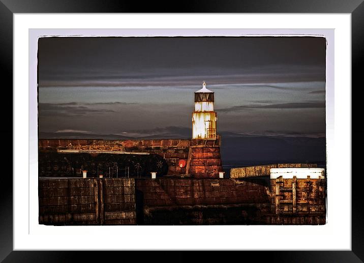  The old lighthouse Framed Mounted Print by jane dickie