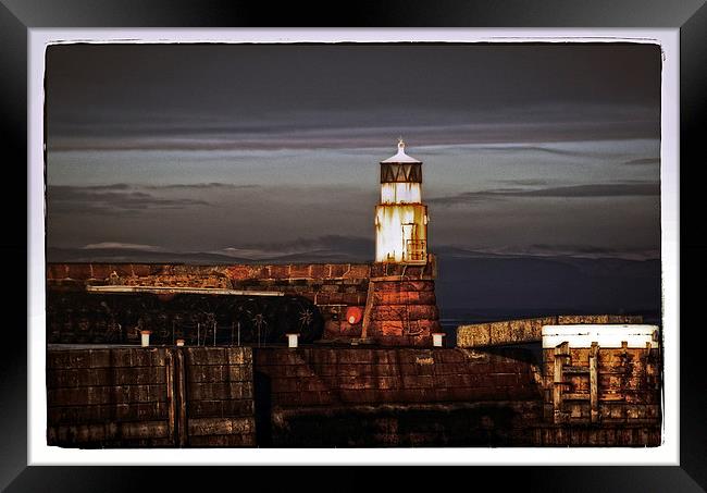  The old lighthouse Framed Print by jane dickie