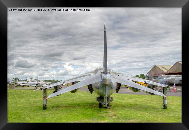  Hawker Harrier G.R.3 XV748 Framed Print by Allan Briggs