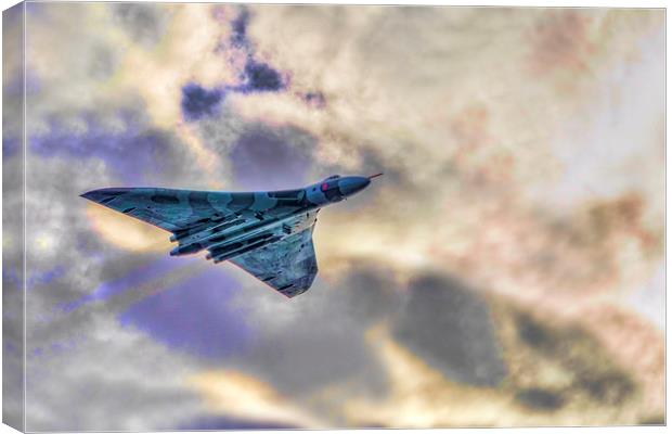 Vulcan Bomber  Canvas Print by Valerie Paterson