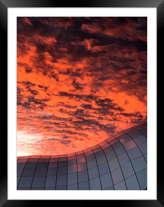  Sage Sunset Framed Mounted Print by Alexander Perry