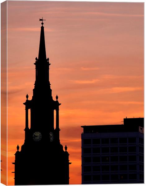  All Saints Sunset Canvas Print by Alexander Perry