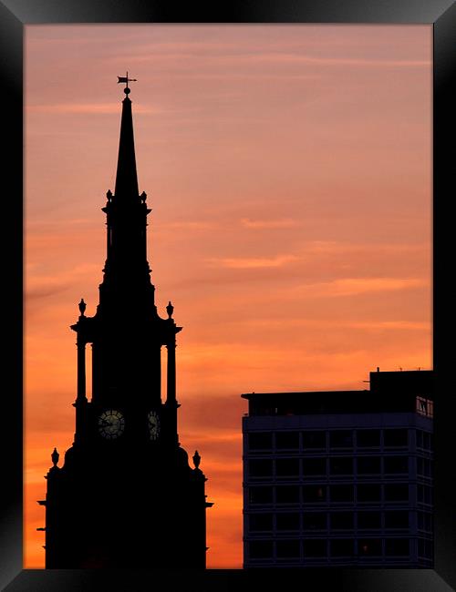  All Saints Sunset Framed Print by Alexander Perry