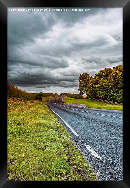  The Road To Framed Print by David Pacey