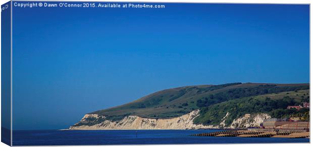 Beachy Head in Sussex Canvas Print by Dawn O'Connor