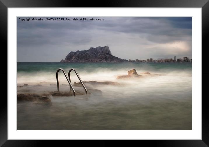  The ladder to the sea Framed Mounted Print by DeniART 