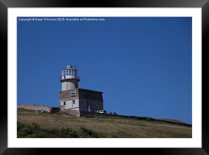  Belle Tout Light House Framed Mounted Print by Dawn O'Connor