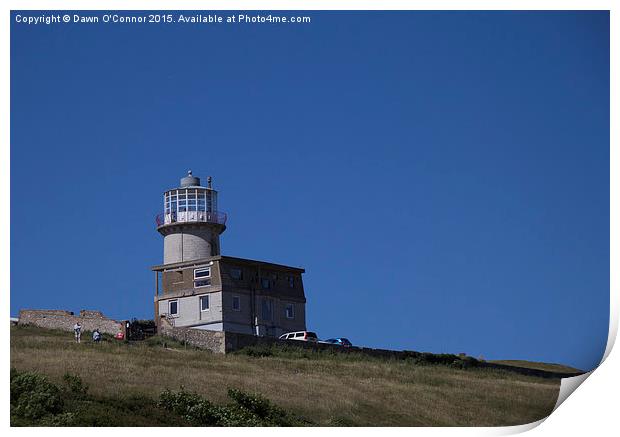  Belle Tout Light House Print by Dawn O'Connor